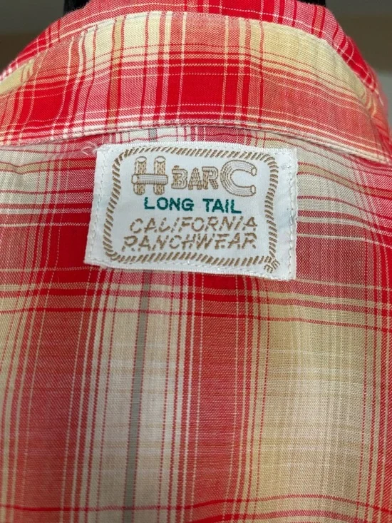 Vintage H Bar C California Ranchwear plaid button down shirt - Picture 13 of 13